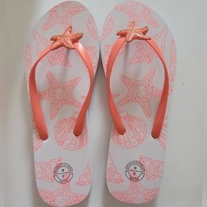 NWOT Starfish Flip Flops